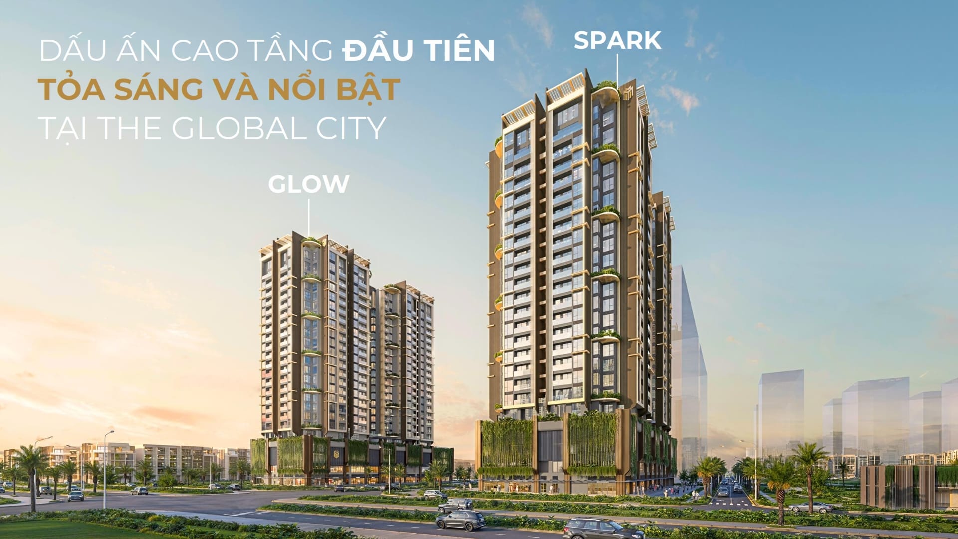 2 Spark & Glow buildings of Masteri Grand View