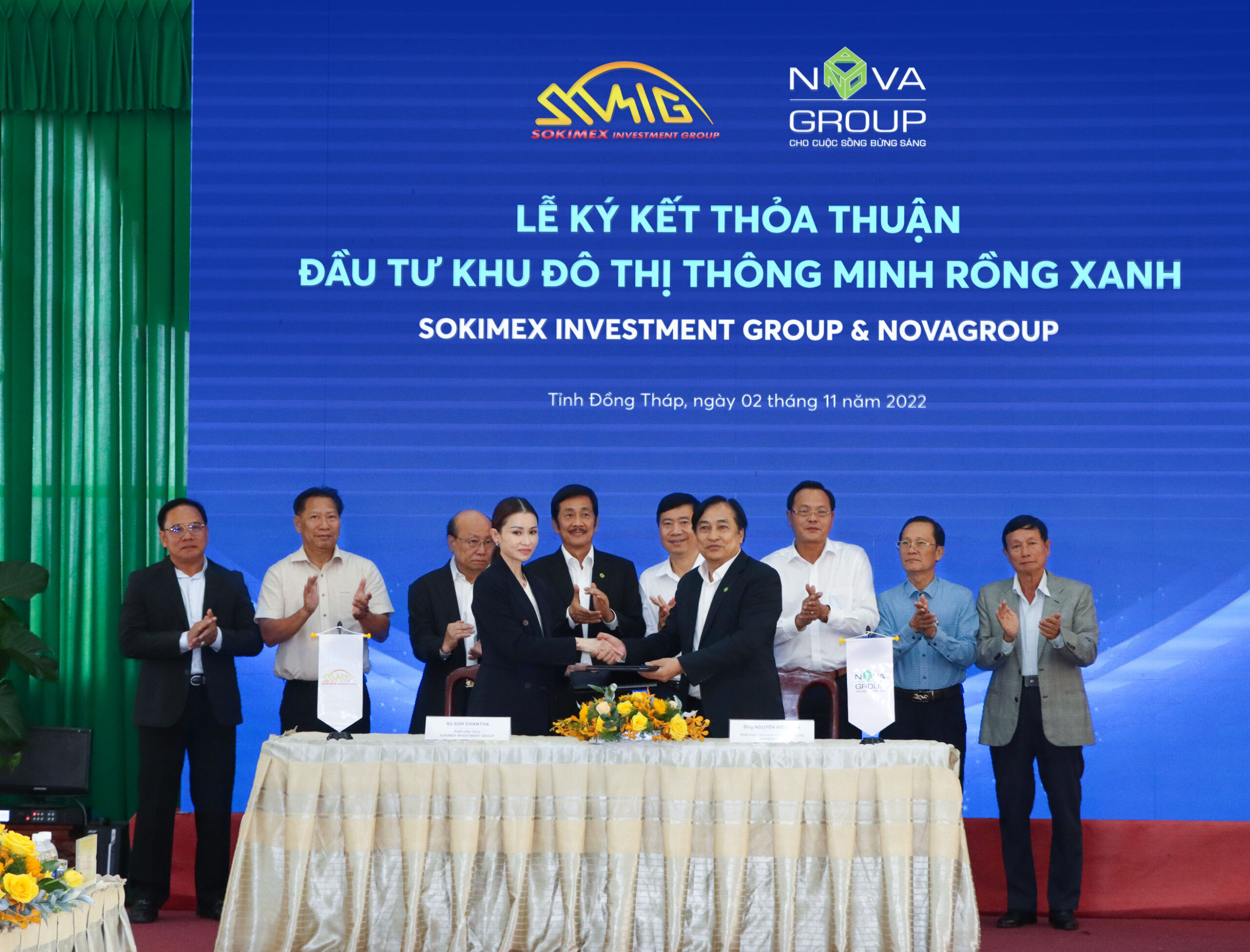 NovaGroup and Sokimex commit to invest and develop Blue Dragon urban area project NovaGroup and Sokimex commit to invest and develop Blue Dragon urban area project