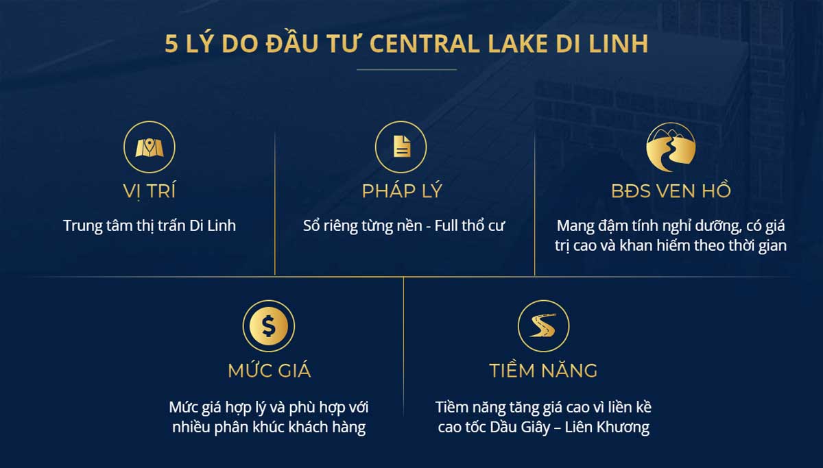 Reasons to buy Central Lake Di Linh Project Reasons to buy Central Lake Di Linh Project