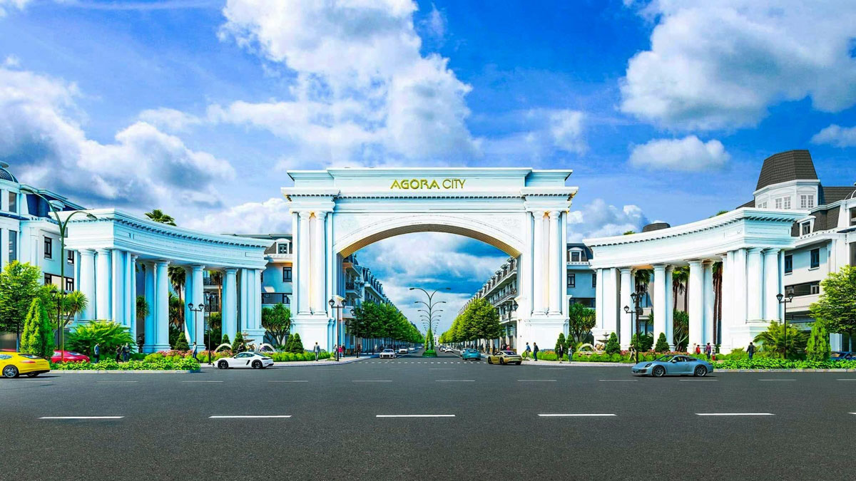 Agora City Long An Project Gate Agora City Long An Project Gate