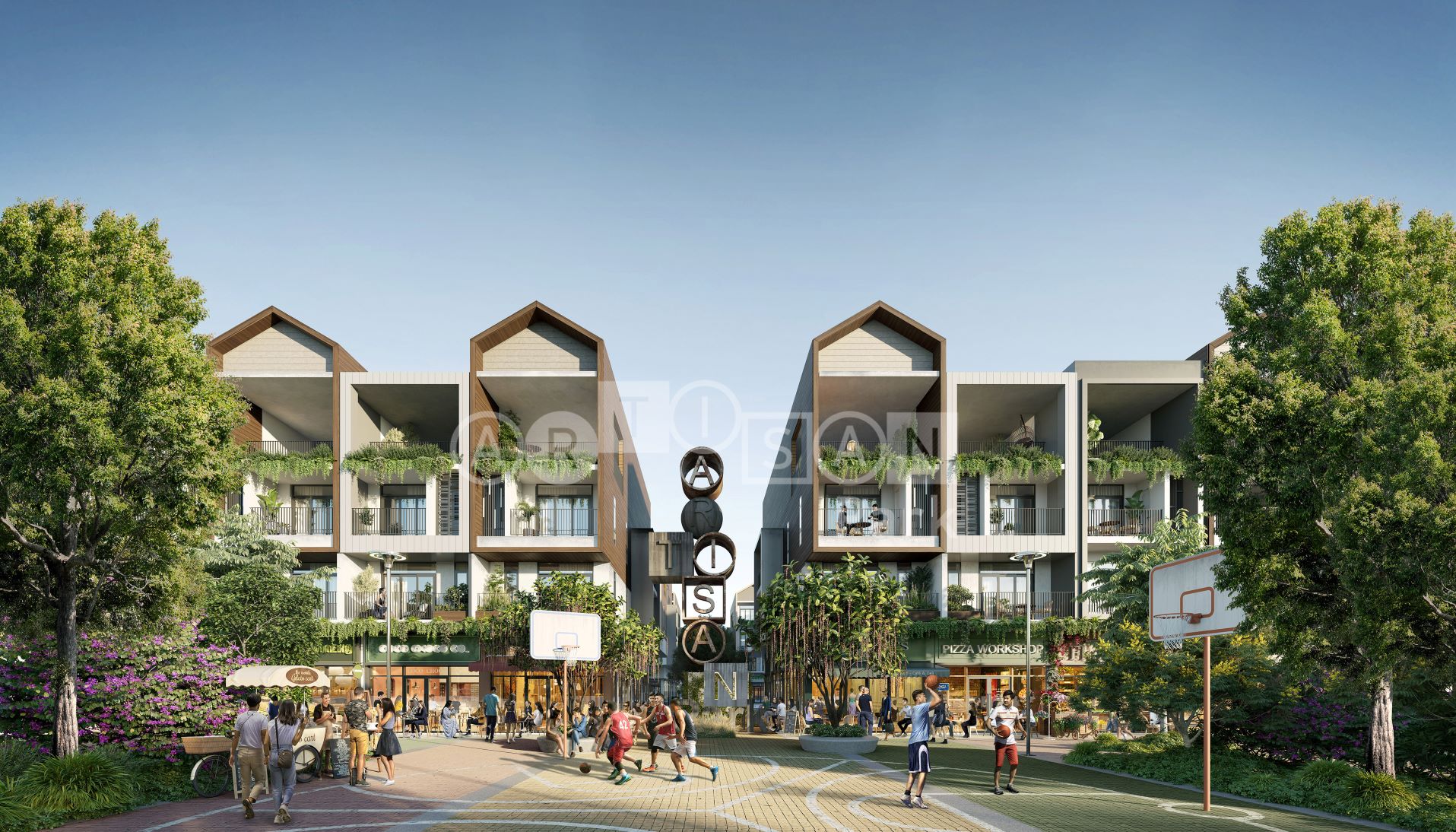 Artisan Park Townhouse Project Binh Duong Artisan Park Townhouse Project Binh Duong
