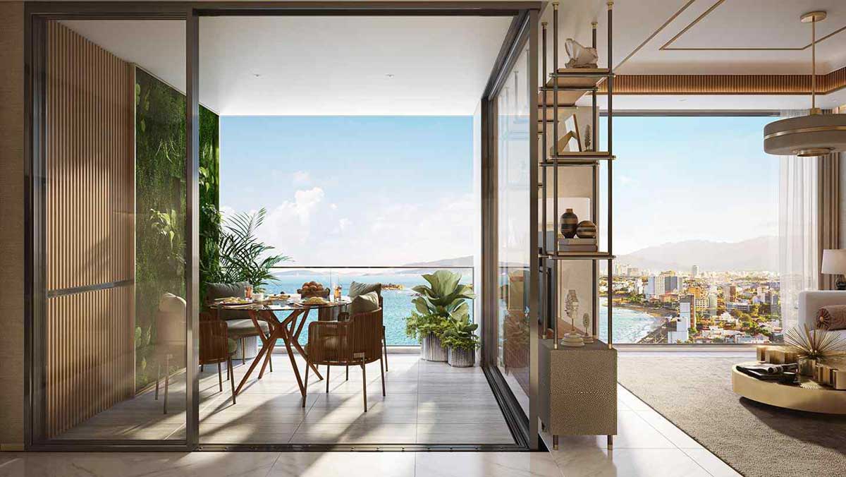 Grand Mark Nha Trang Grand Mark Nha Trang Apartment Balcony - Grand Mark Nha Trang