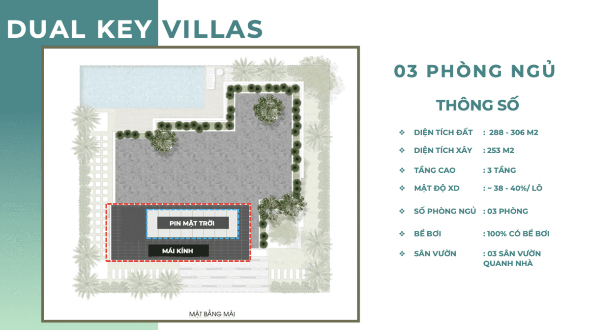 3 Bedroom Villa Para Hera Rooftop Floor Plan