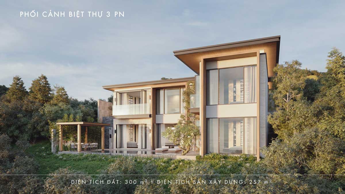 3-bedroom villa Vinh Hoi Bay resort hotel project