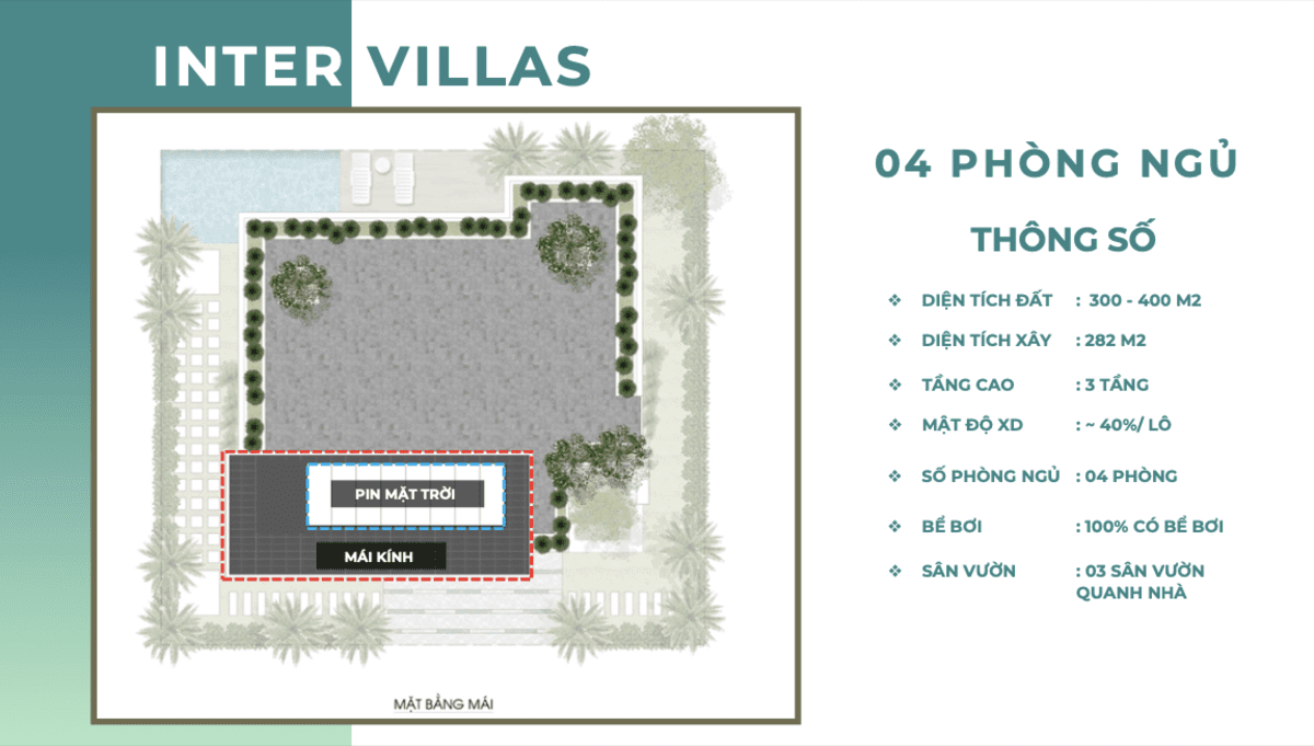 4 Bedroom Villa Para Hera Rooftop Floor Plan