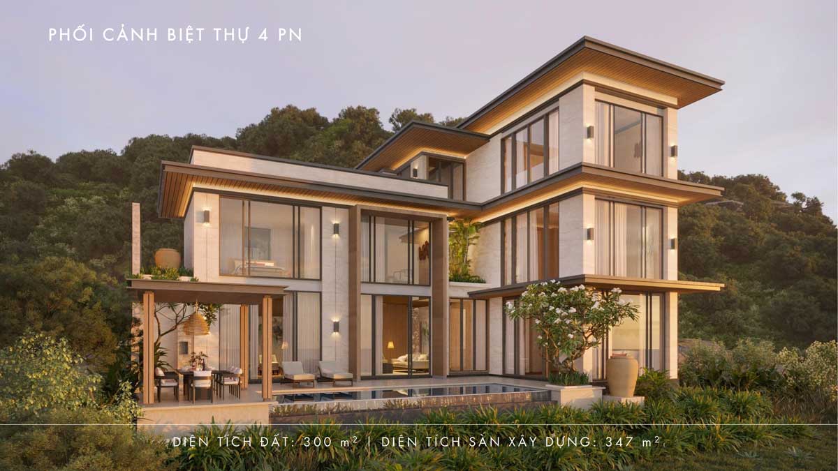 4-bedroom villa Vinh Hoi Bay resort hotel project