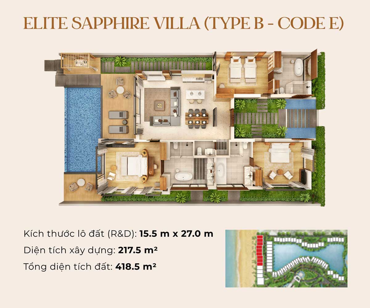 Elite Sapphire Villa Type B Felicity Phu Quoc - Felicity Phu Quoc