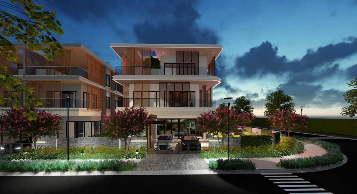 Hill Villas Corner of Detached Villa Hill Villas Mui Ne Phan Thiet Project - Hill Villas