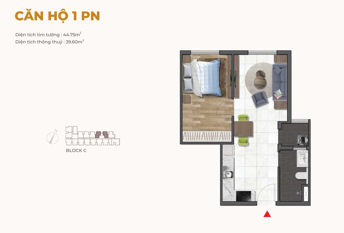 Can ho 1PN Nha o xa hoi Dragon E Home Quan 9 1 - DRAGON E-HOME