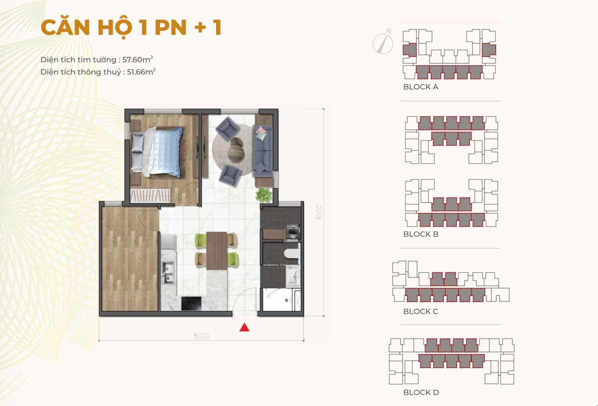 Can ho 1PN Nha o xa hoi Dragon E Home Quan 9 - DRAGON E-HOME