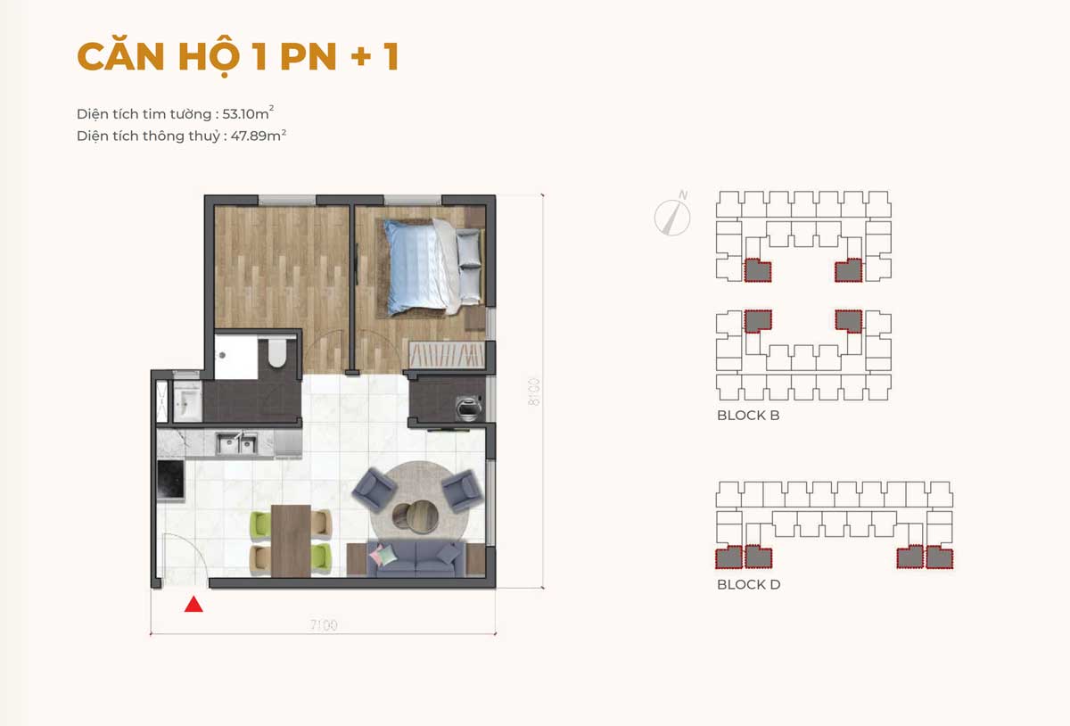 Can ho 1PN Nha o xa hoi Du an Dragon E Home - DRAGON E-HOME