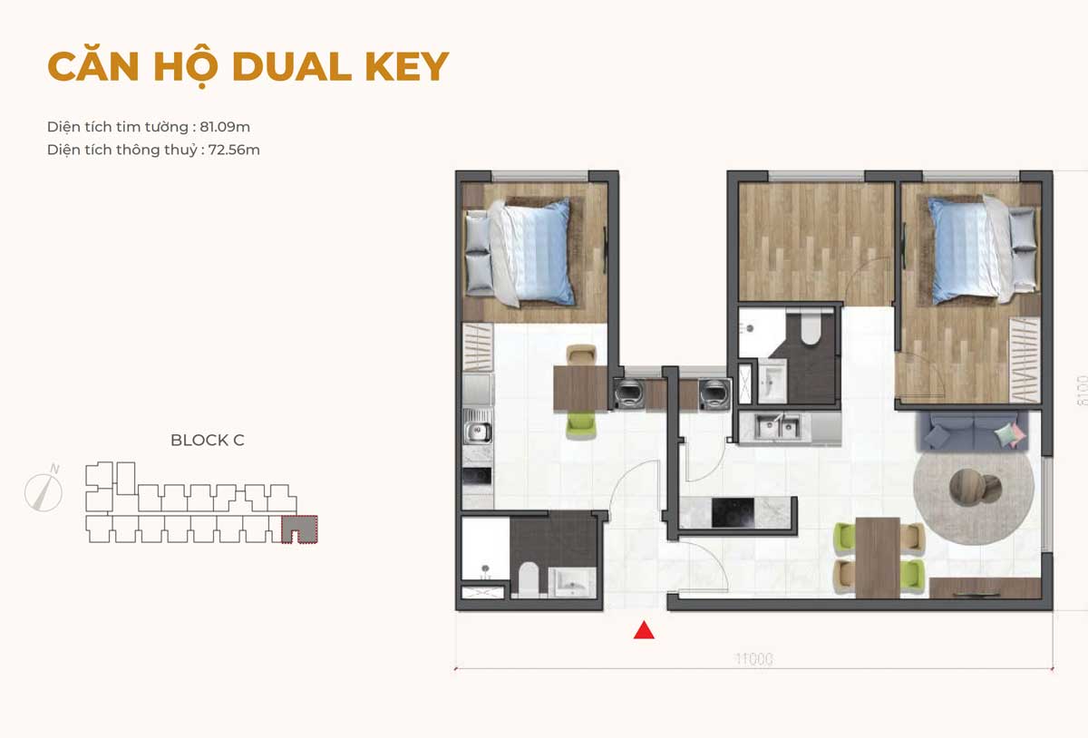 Can ho Dual Key Nha o xa hoi Du an chung cu Dragon E Home - DRAGON E-HOME