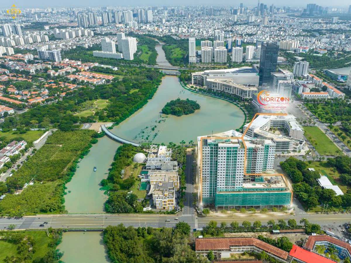 Update construction progress of Horizon Phu My Hung project, District 7 - The Horizon Phu My Hung