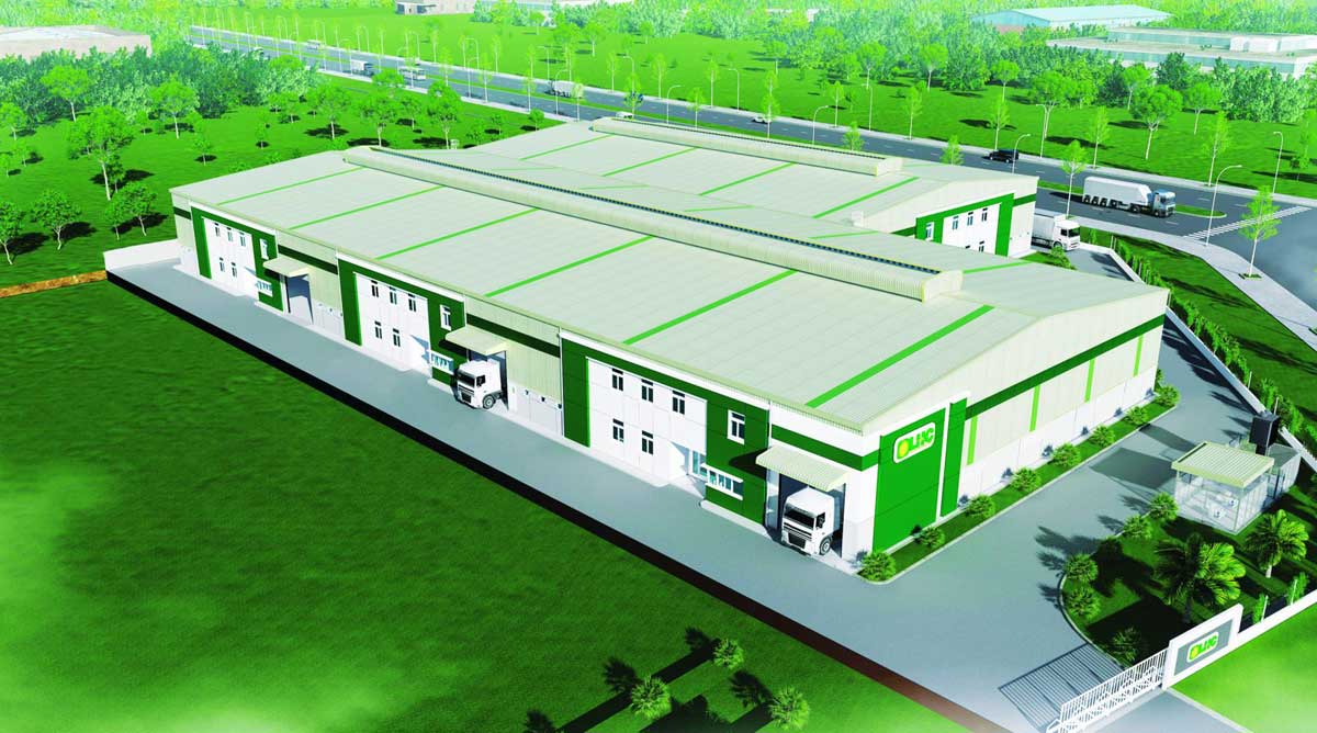 Low-rise ready-built factory for rent in Long Hau Industrial Park
