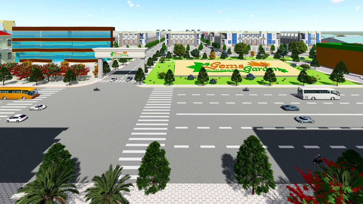 Gems Garden Duc Hoa Long An Project Gate Gems Garden Duc Hoa Long An Project Gate