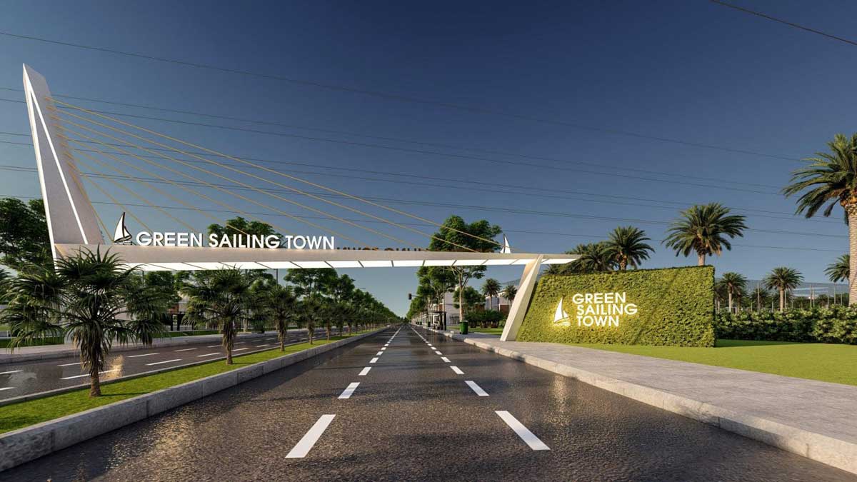 Green Sailing Town Long An Project Gate