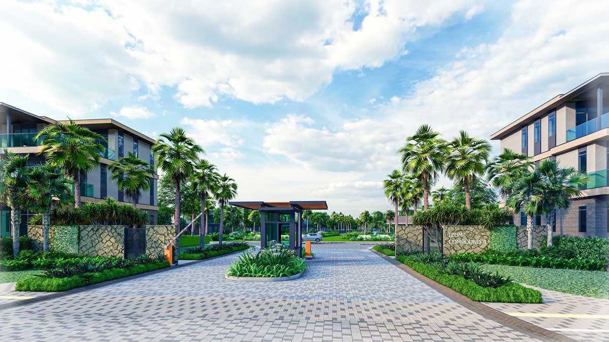 Izumi Riverside Subdivision Gate Izumi Riverside Subdivision Gate
