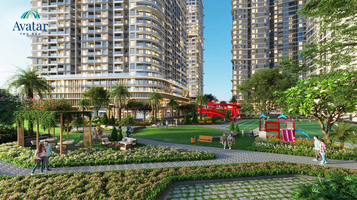 Amenities of the internal park of Avatar Thu Duc Project Amenities of the internal park of Avatar Thu Duc Project