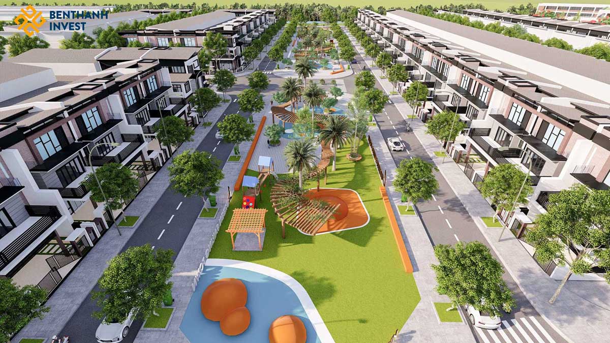 Green Sailing Town Long An Project Park