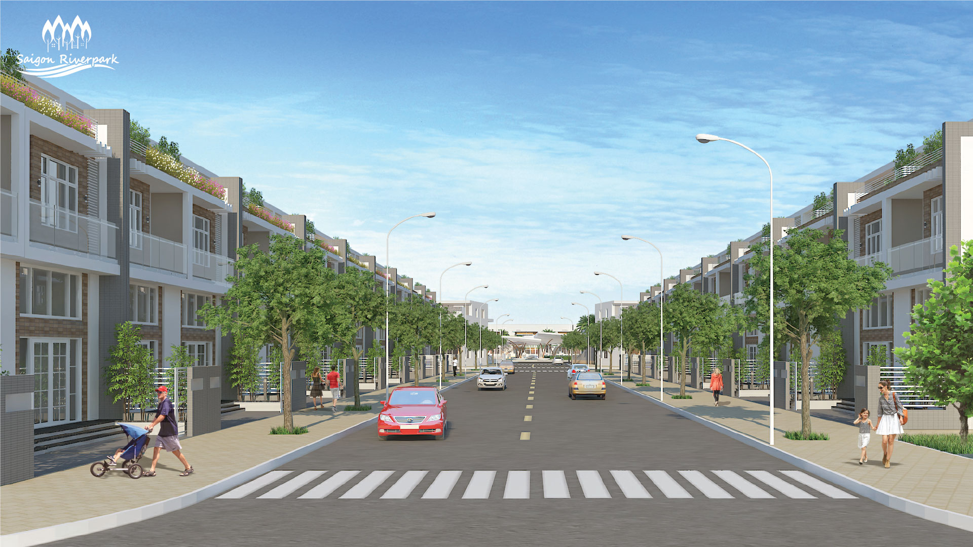 Saigon Riverpark Long An Commercial Townhouses
