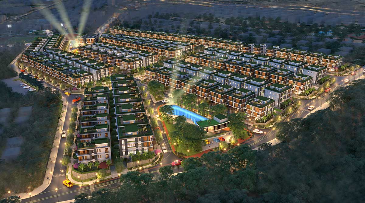 Perspective of Hill Villas Mui Ne Phan Thiet Project Perspective of Hill Villas Mui Ne Phan Thiet Project