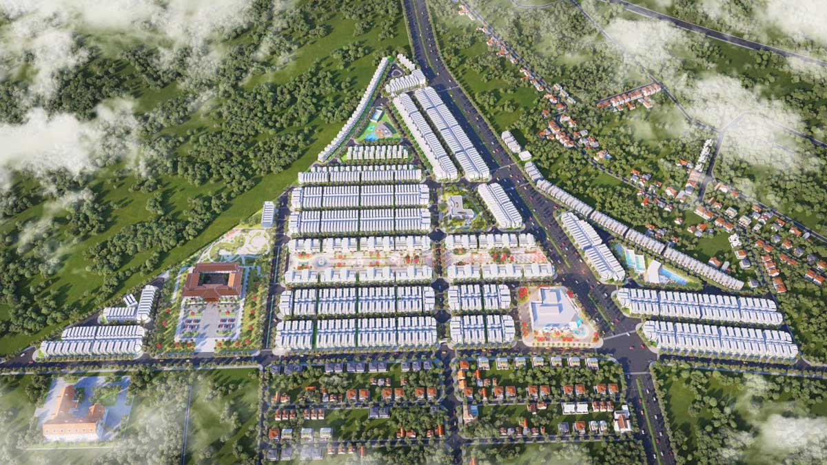 Perspective of Diamond City Loc Ninh Binh Phuoc Project
