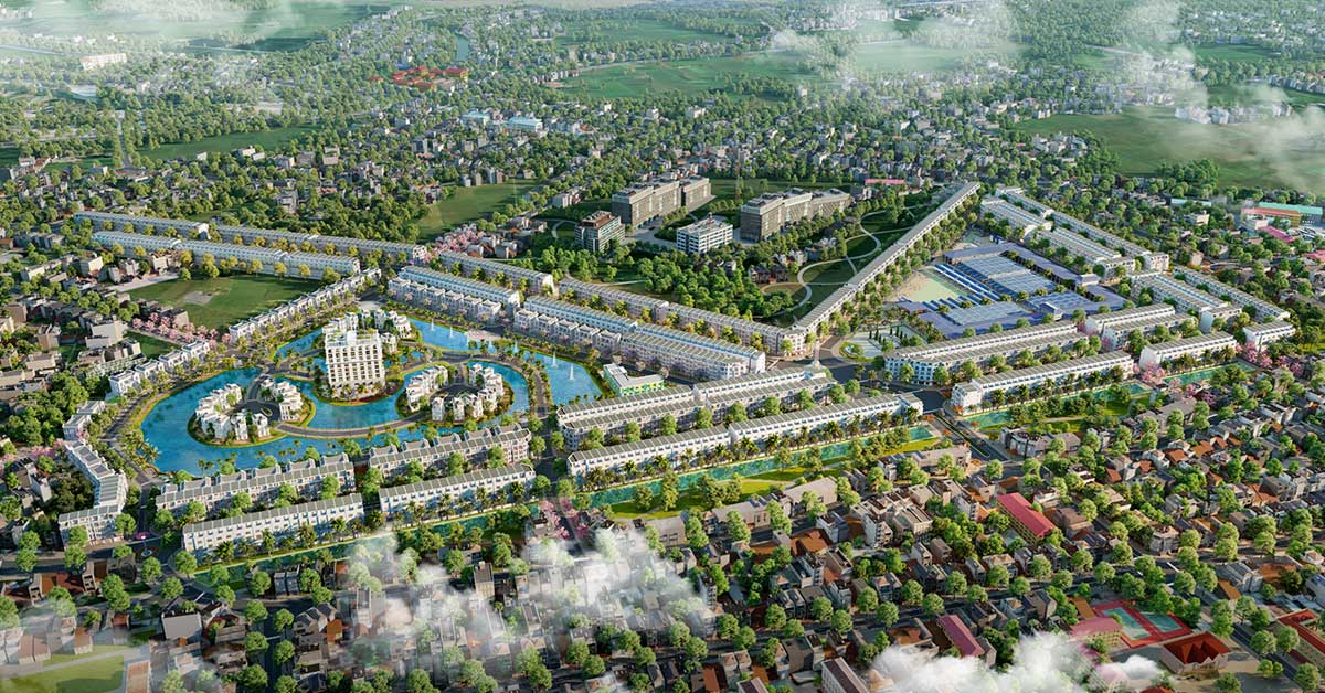 Perspective of Hung Dinh City Project