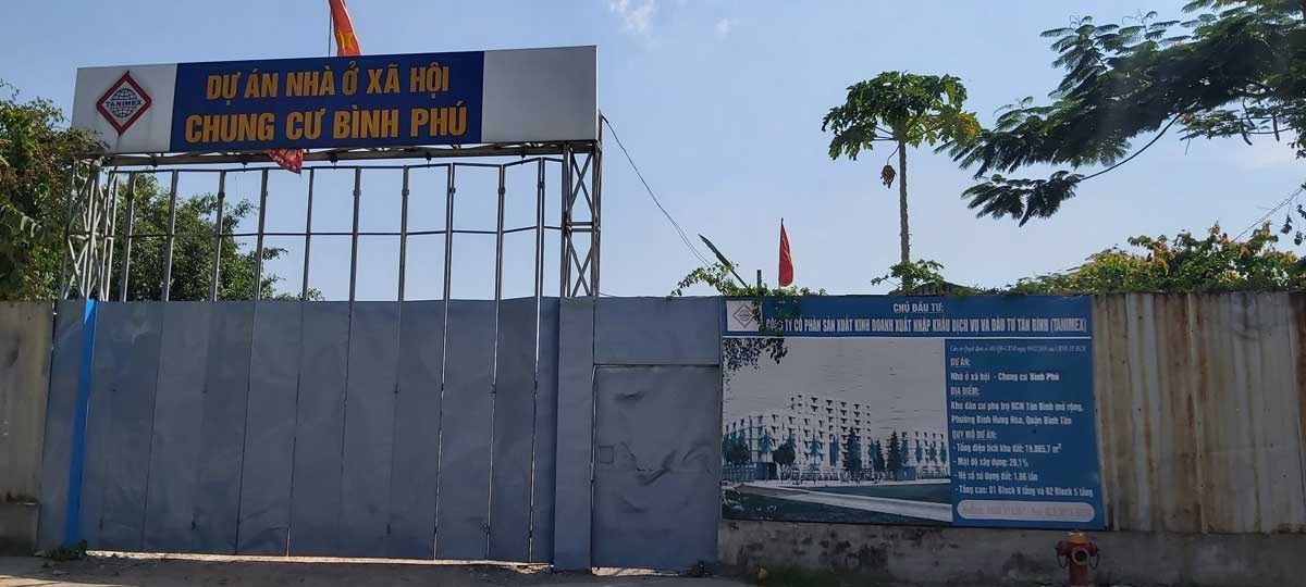 Social housing project in Binh Phu apartment complex