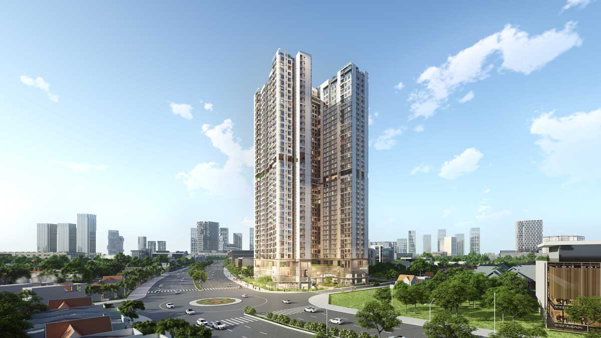 Perspective of The Emerald 68 Apartment Project Thuan An Binh Duong Perspective of The Emerald 68 Apartment Project Thuan An Binh Duong