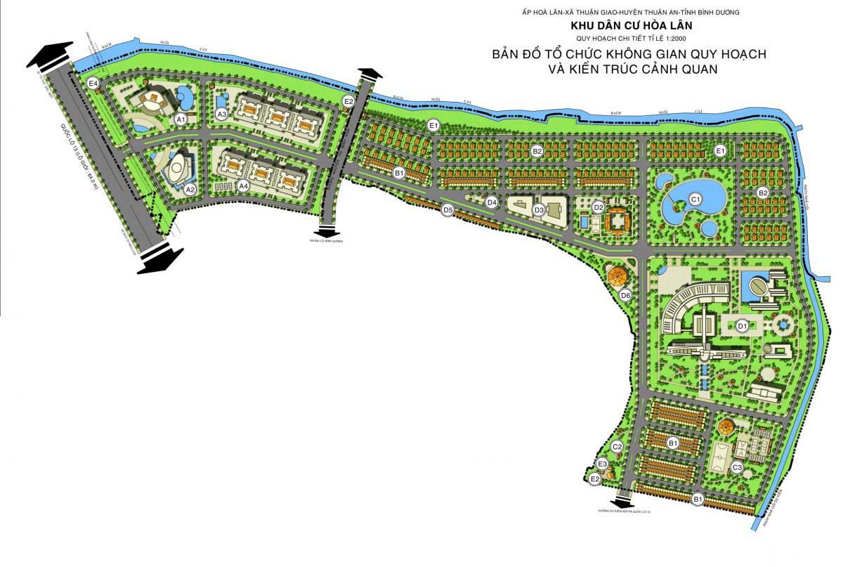 The One World Binh Duong Urban Area Project Layout The One World Binh Duong Urban Area Project Layout