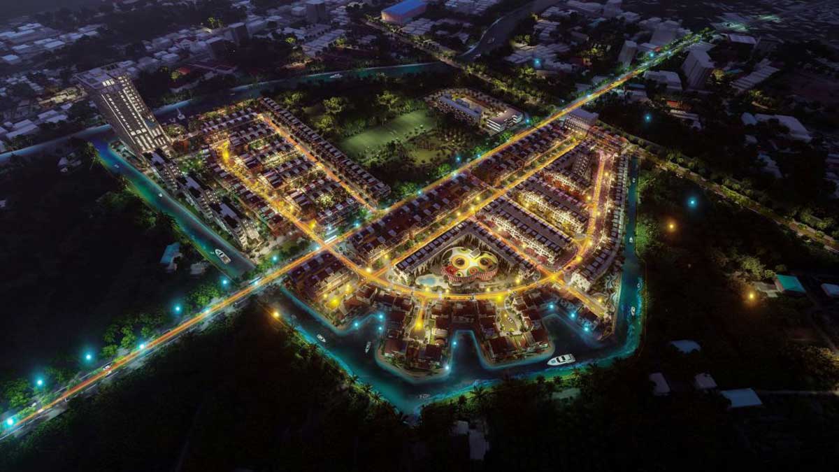 Perspective of T&T TamDa Vinh Long Project at night Perspective of T&T TamDa Vinh Long Project at night