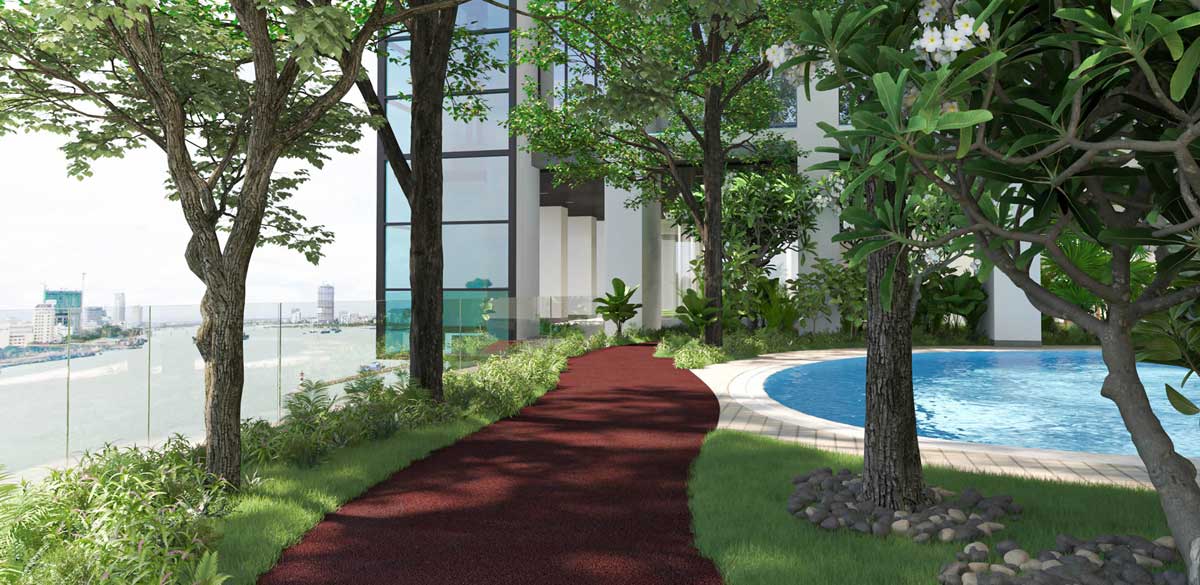 Jogging track of Danang Landmark Tower Apartment Project Jogging track of Danang Landmark Tower Apartment Project