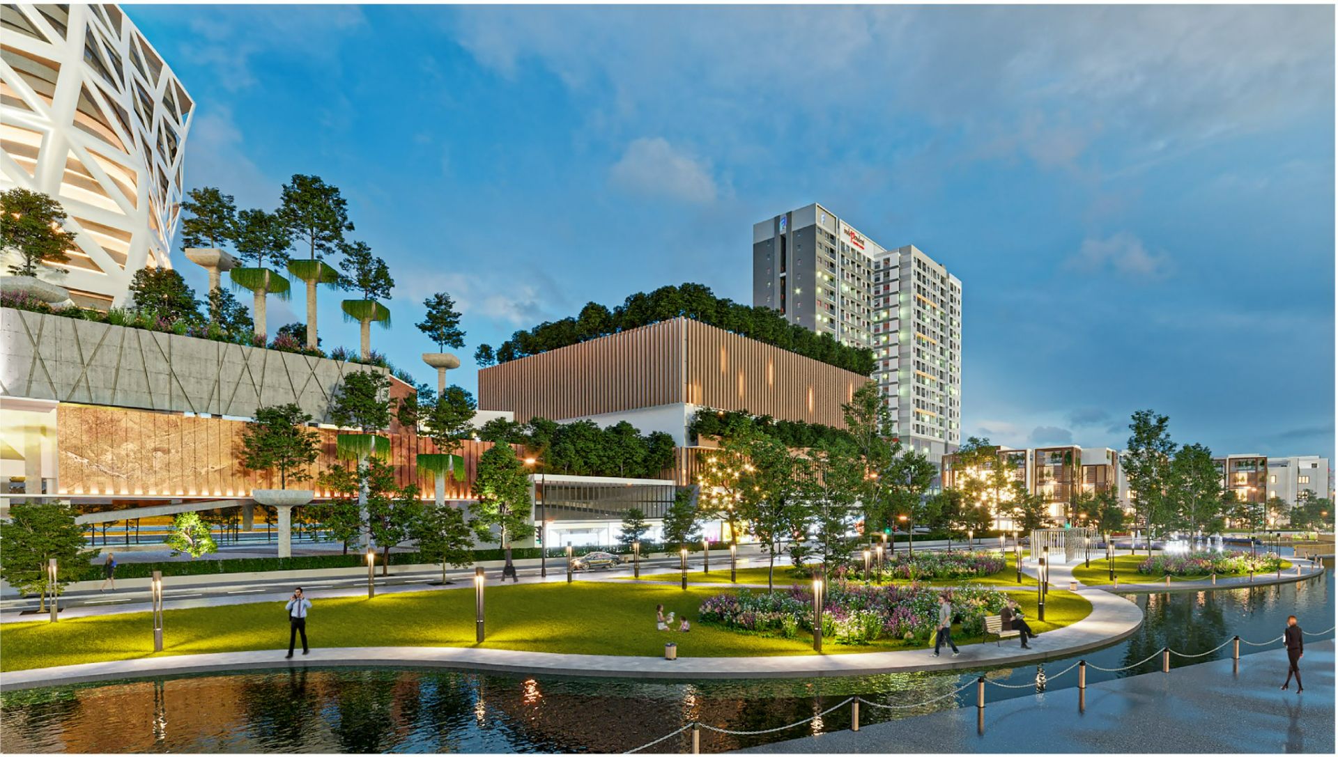 Perspective of FIFA City Binh Chanh Project Perspective of FIFA City Binh Chanh Project