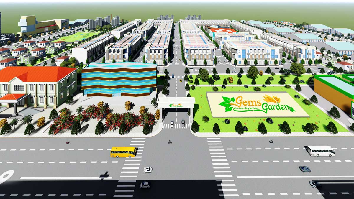 Perspective of Gems Garden Duc Hoa Long An Project Perspective of Gems Garden Duc Hoa Long An Project