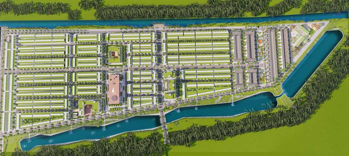 Perspective of Green Sailing Town Long An Project