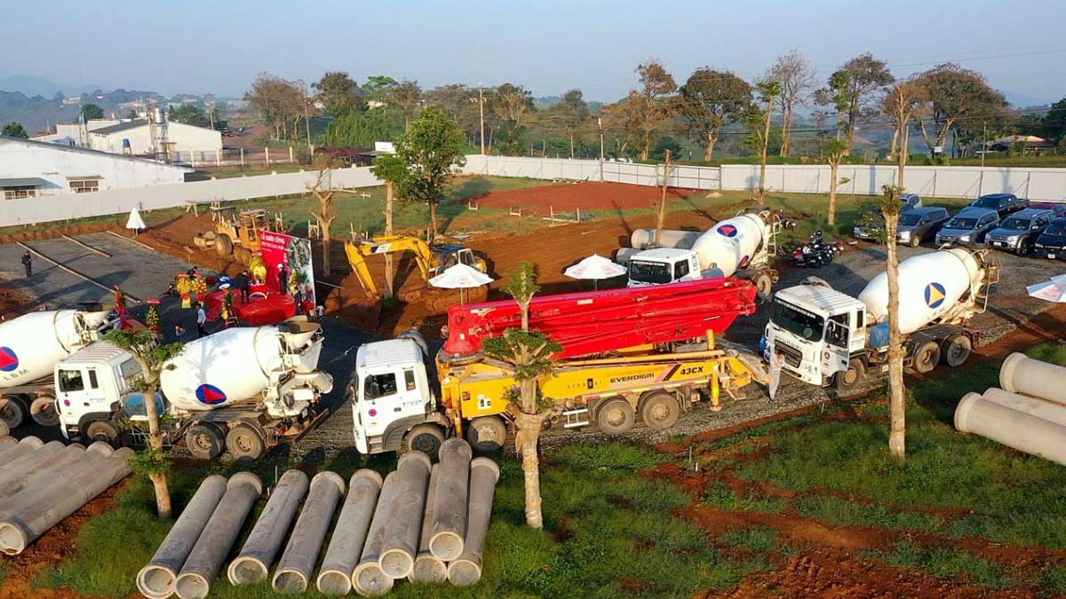 Construction progress of French Village Villa Bao Loc Resort & Spa