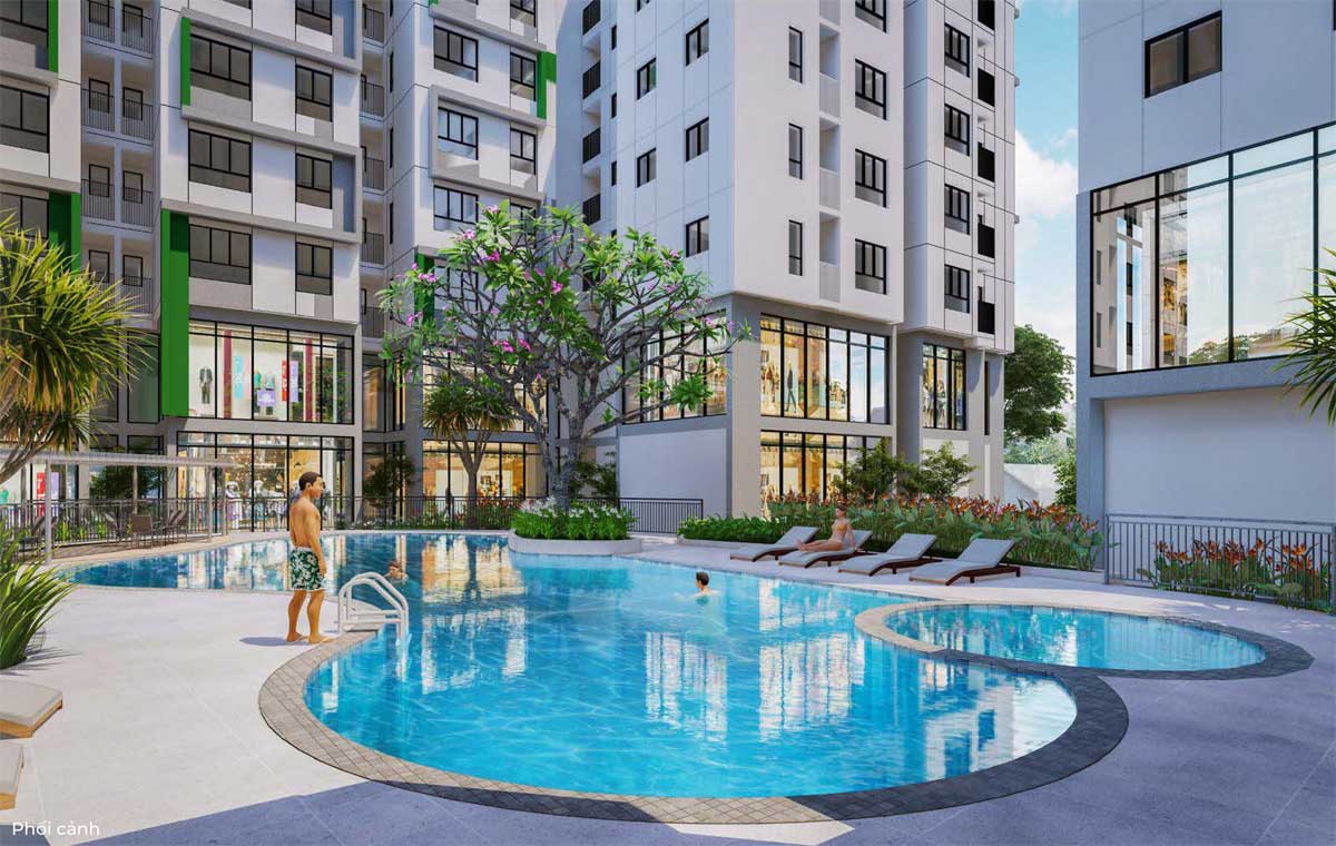 Swimming Pool Apartment Social Housing Dragon E-Home