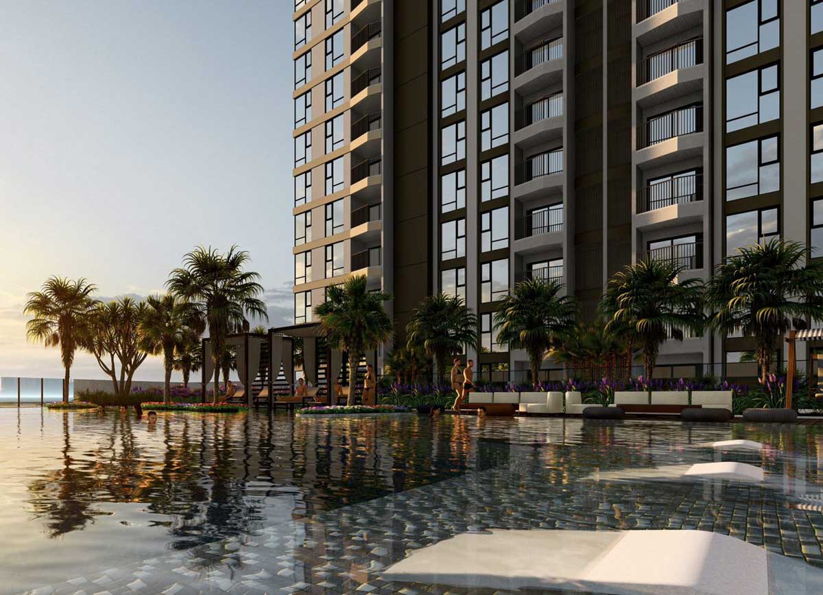 Swimming pool of Emerald 68 Apartment Project Thuan An Binh Duong Swimming pool of Emerald 68 Apartment Project Thuan An Binh Duong