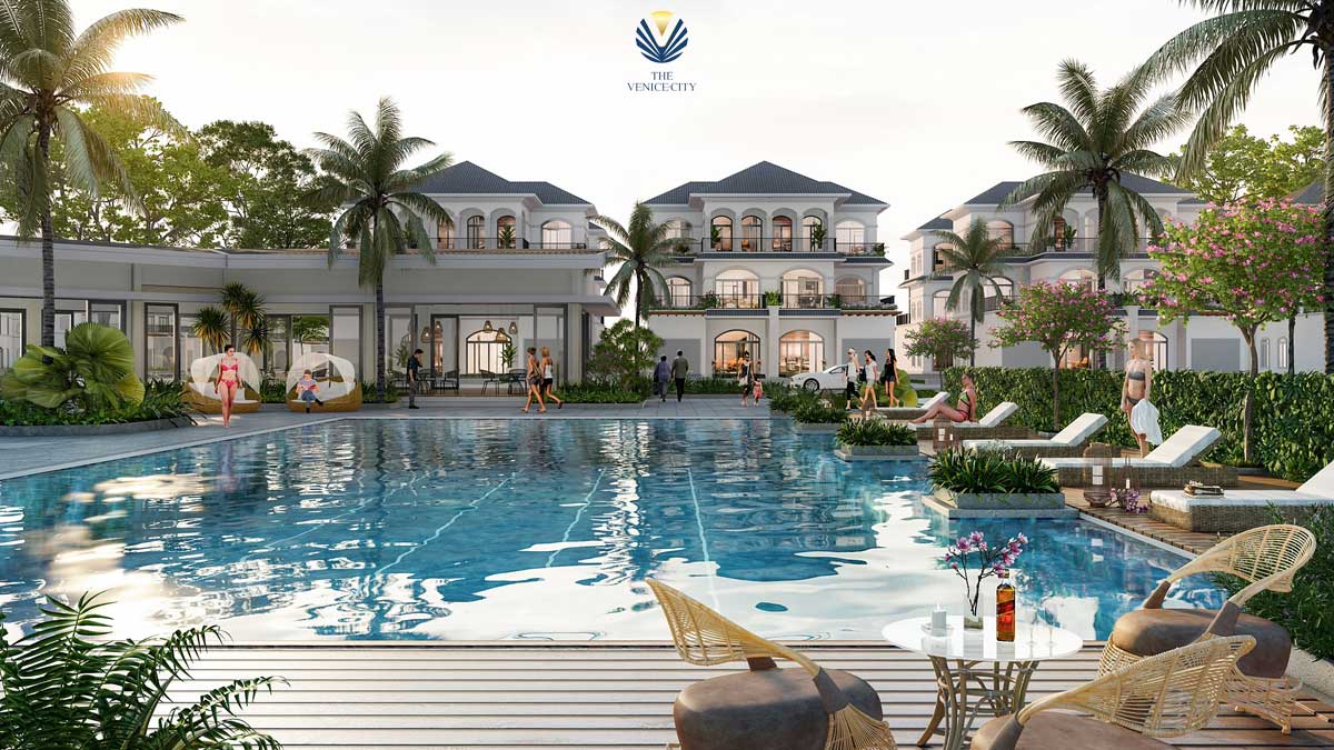Swimming pool of The Venice City Urban Area Project Vi Thanh Hau Giang Swimming pool of The Venice City Urban Area Project Vi Thanh Hau Giang