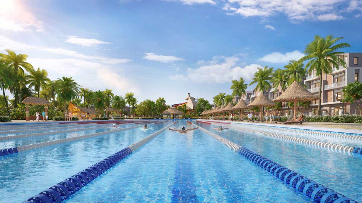 Vinhomes Ocean Park 3 The Crown swimming pool Vinhomes Ocean Park 3 The Crown swimming pool
