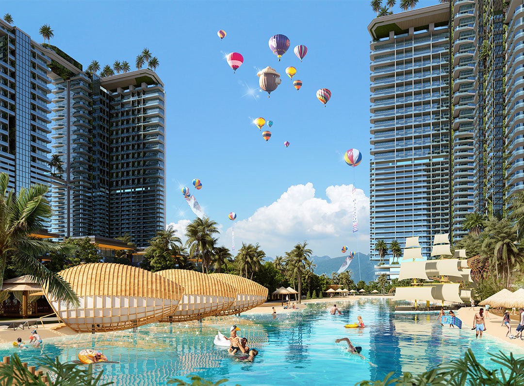 Amenities of Sunshine Signature Vung Ta internal swimming pool