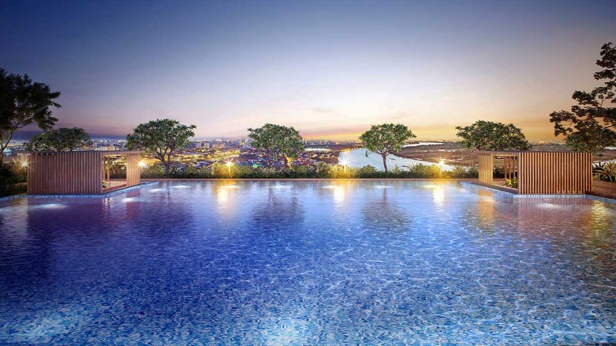 Swimming pool of The Forest Gem Apartment Binh Thanh Swimming pool of The Forest Gem Apartment Binh Thanh