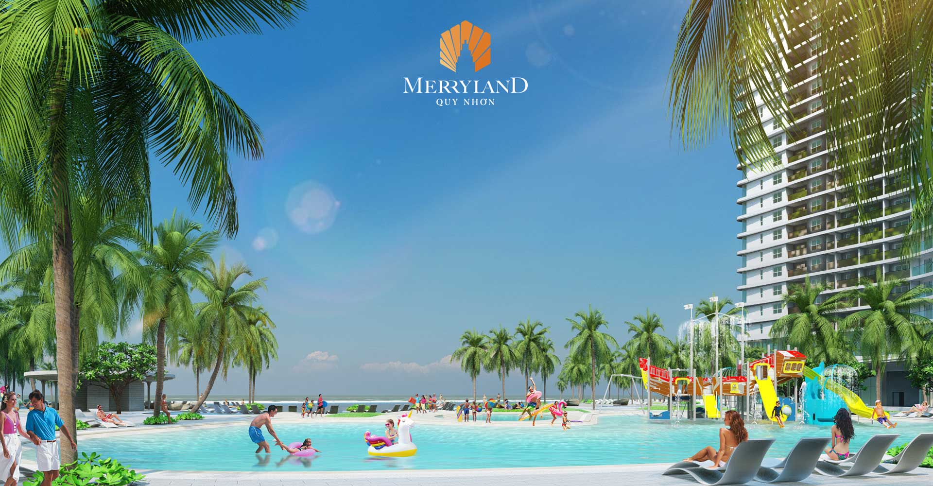 Marina District Quy Nhon swimming pool area Marina District Quy Nhon swimming pool area