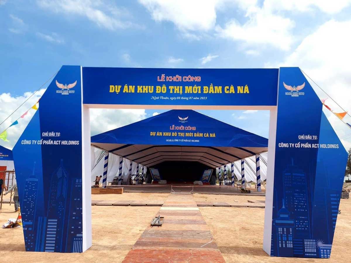 Groundbreaking ceremony of Dam Ca Na New City Urban Area project Groundbreaking ceremony of Dam Ca Na New City Urban Area project