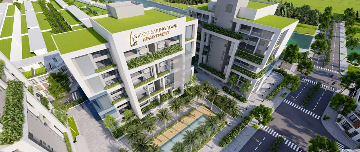 Khu Can ho Green Sailing Town Apartment - GREEN SAILING TOWN LONG AN