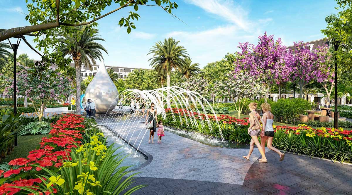 Internal park of TNR Grand Long Khanh Dong Nai project Internal park of TNR Grand Long Khanh Dong Nai project