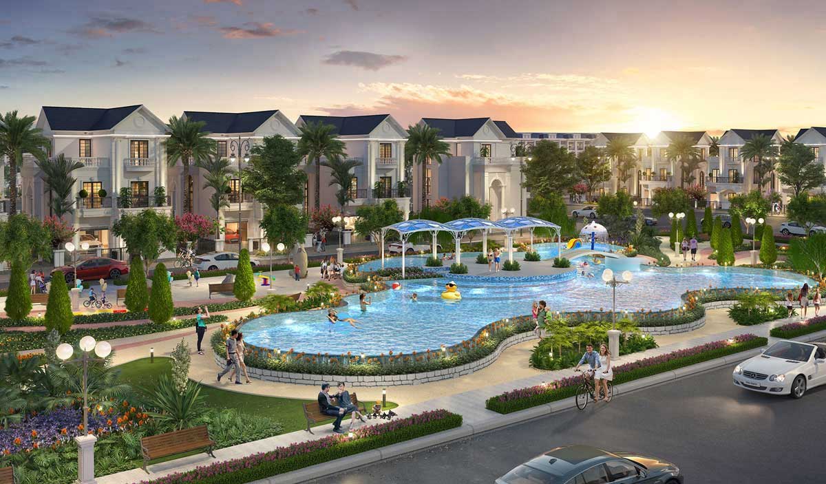 Grand Park City Long An swimming pool area Grand Park City Long An swimming pool area