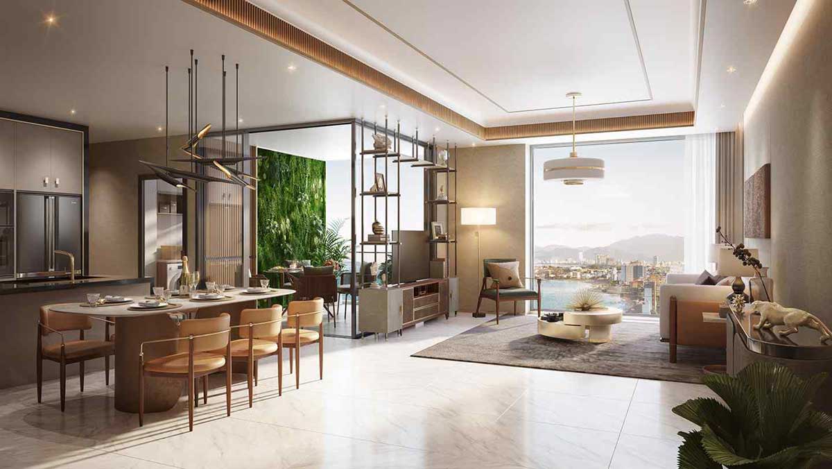 Grand Mark Nha Trang Grand Mark Nha Trang Apartment Living Room - Grand Mark Nha Trang