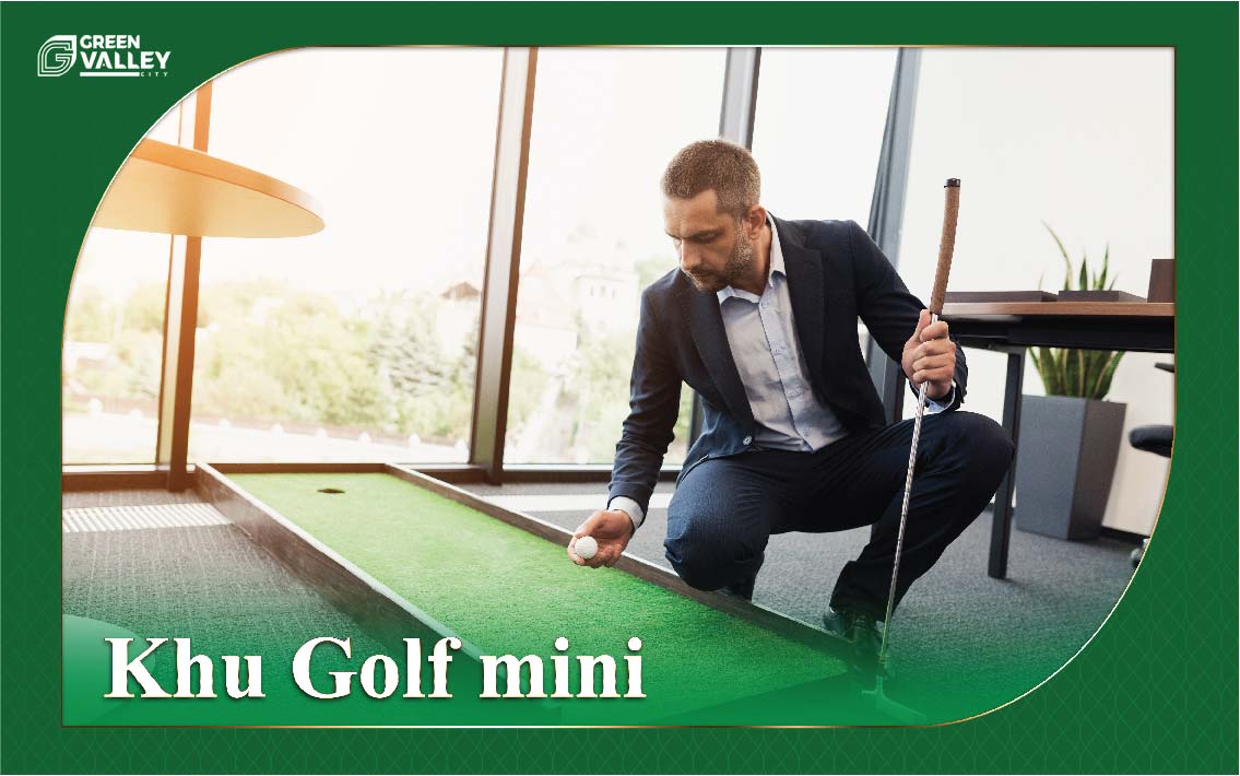 Green Valley City Mini Golf tap area - Green Valley City