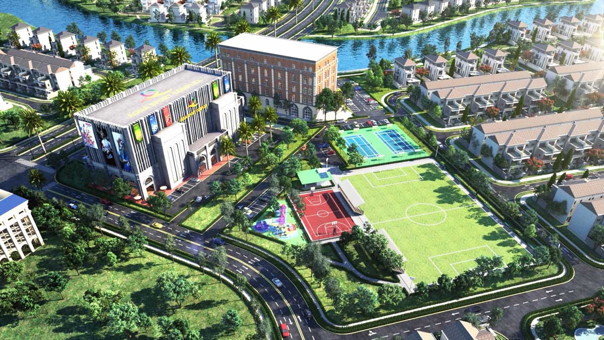 Sports area of Lucky City Urban Area Project Duc Hoa Long An Sports area of Lucky City Urban Area Project Duc Hoa Long An